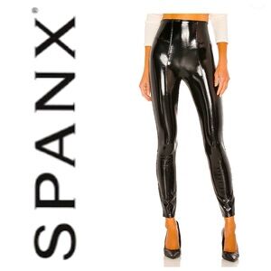 Spanx Faux Patent Leather Leggings